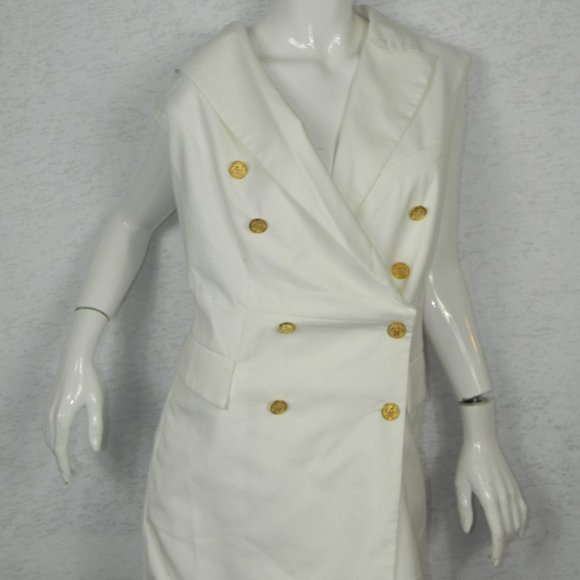 Blessed are the Meek Ivory Dress Vest  Medium - Picture 4 of 9